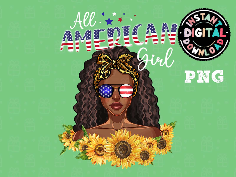 All American Black Girl Digital Download