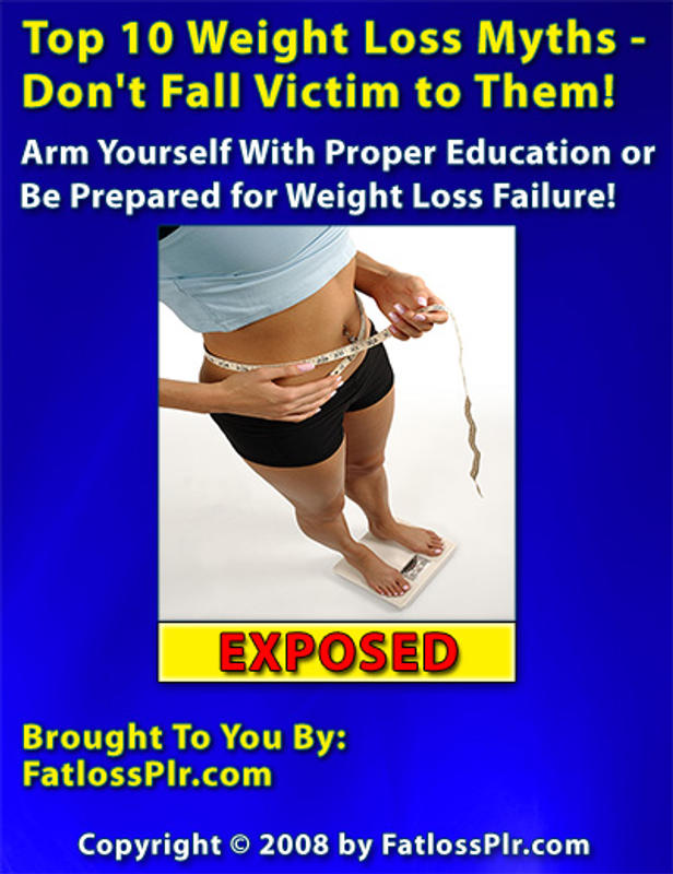 Top 10 Weight loss myths