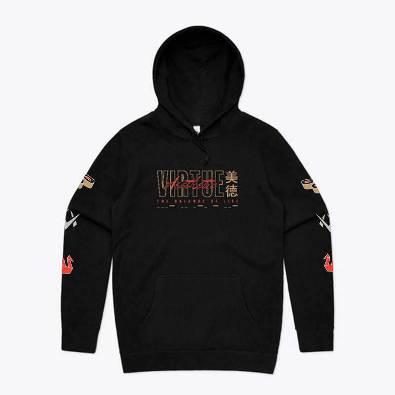 VE Premium Balance Of Life Black Hoodie