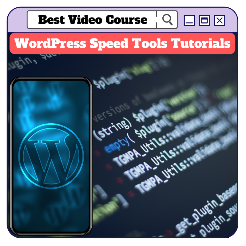 Earn By WordPress Speed Tools Tutorials