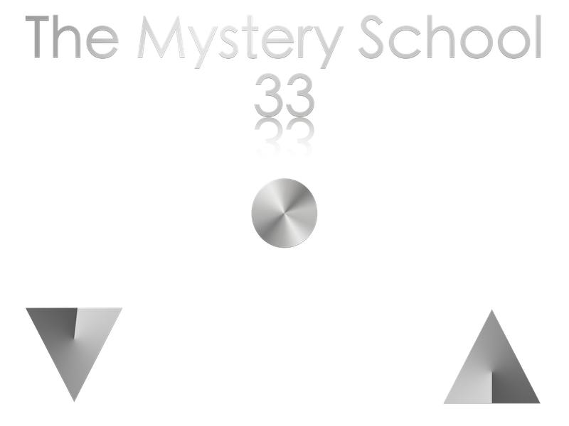 Mystery School 33 Silver Logo Wallpaper