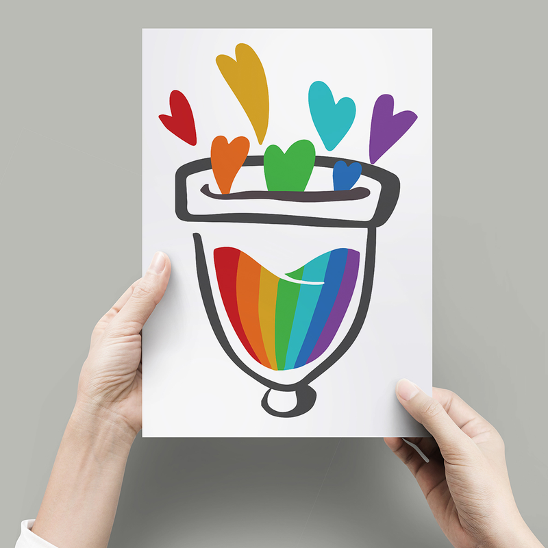 Rainbow Cup Printable Poster