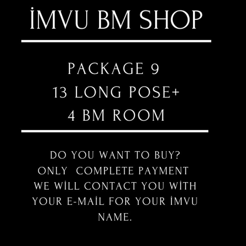 PACKAGE 9-İmvu Bm Shop