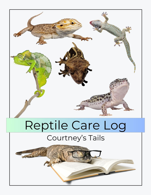 Reptile Care Log by Courtney's Tails
