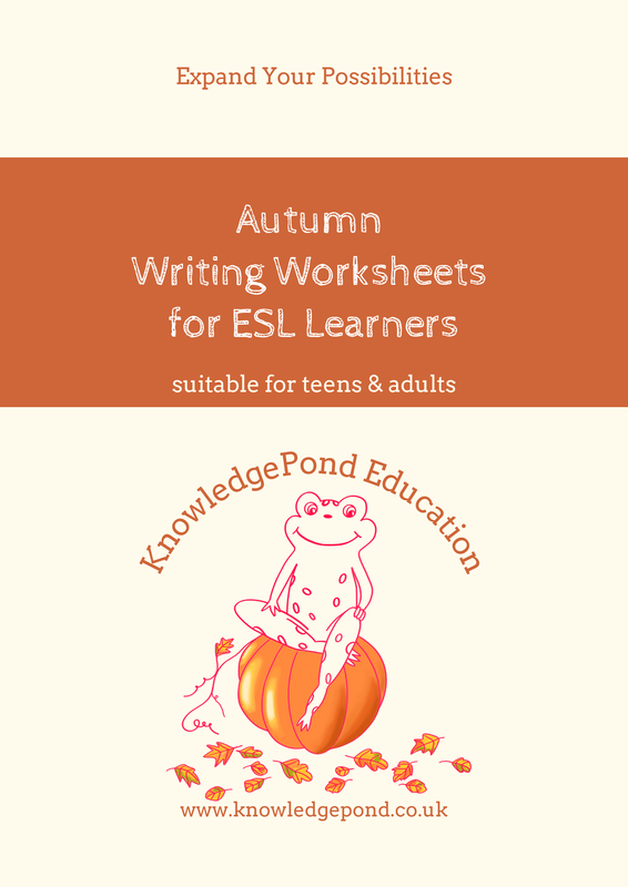 Autumn Writing Worksheets for ESL