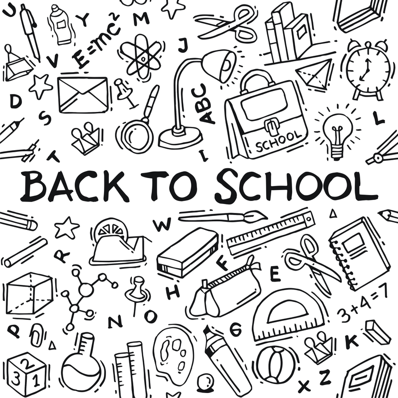 Printable Doodle Back to School