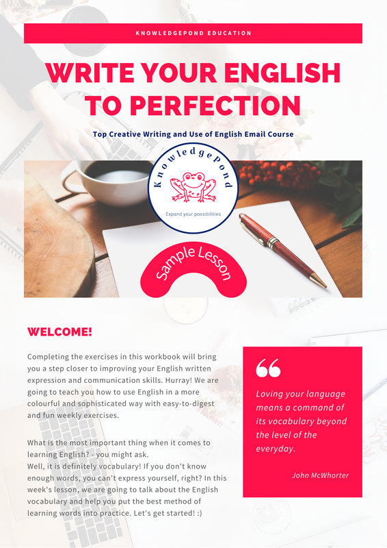 Write your English to Perfection