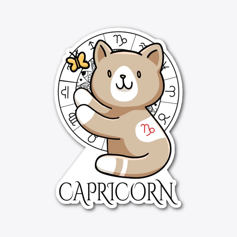  Capricorn Zodiac White T-Shirt
