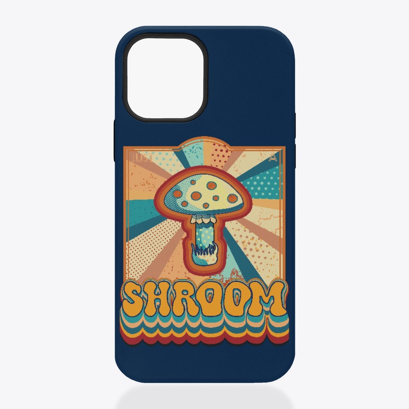 Cute just a mushroom retro groovy