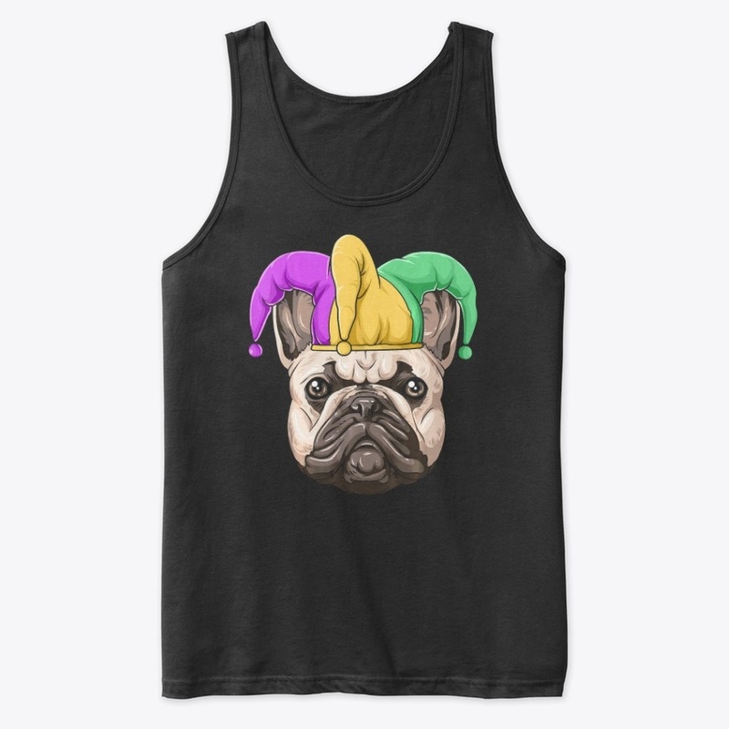 Mardi Gras French Bulldog Carnival Hat