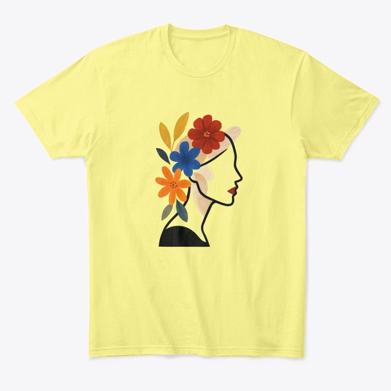 Petal Mask Portrait – Fashion Collage