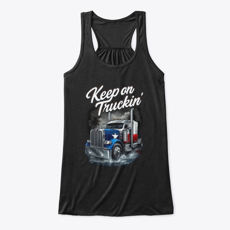 Keep on truckin tshirt design