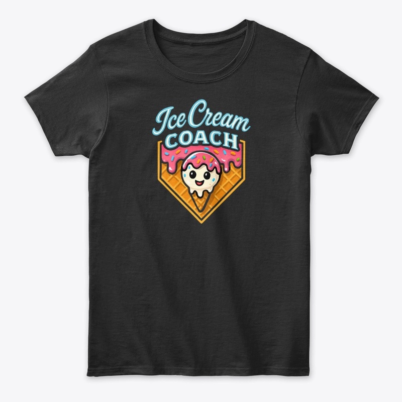 Ice Cream Coach Fun Cartoon Cone
