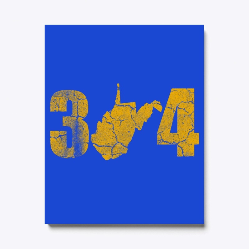 West Virginia 304 State Map