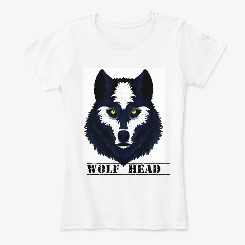 Wolf head silhouette