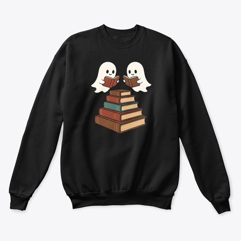 Happy Ghosts Reading Books