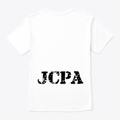 Jcpa T Shirt White Camiseta Back