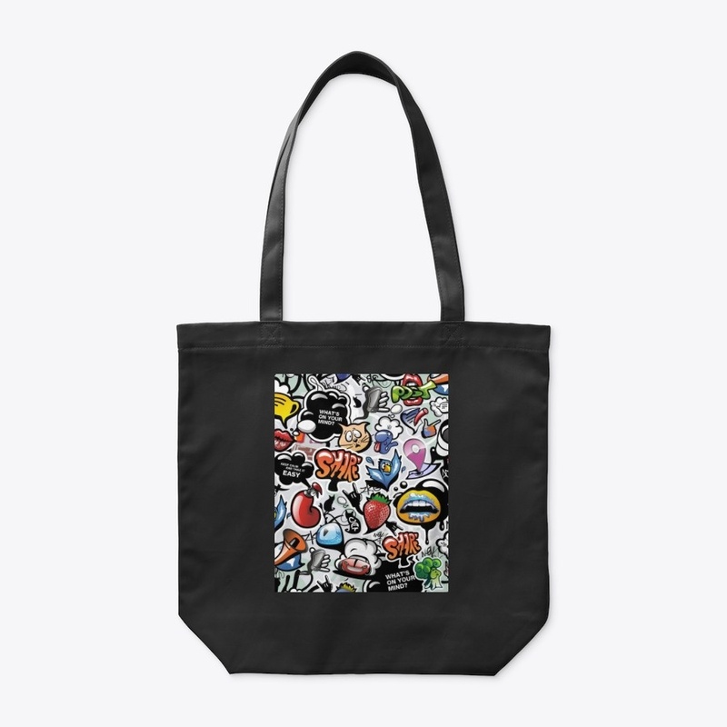 Unique Drippin' Graffiti Print