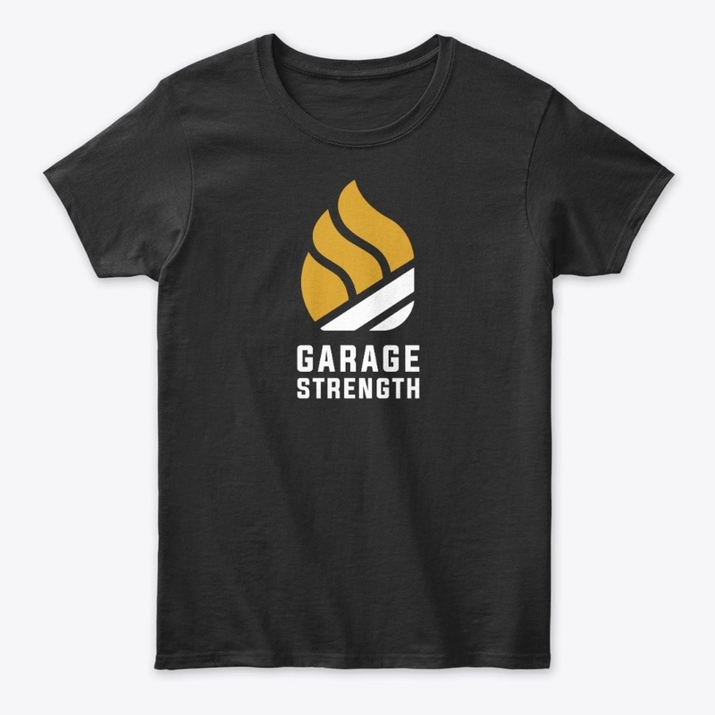 Garage Strength Flame (Vertical Black)
