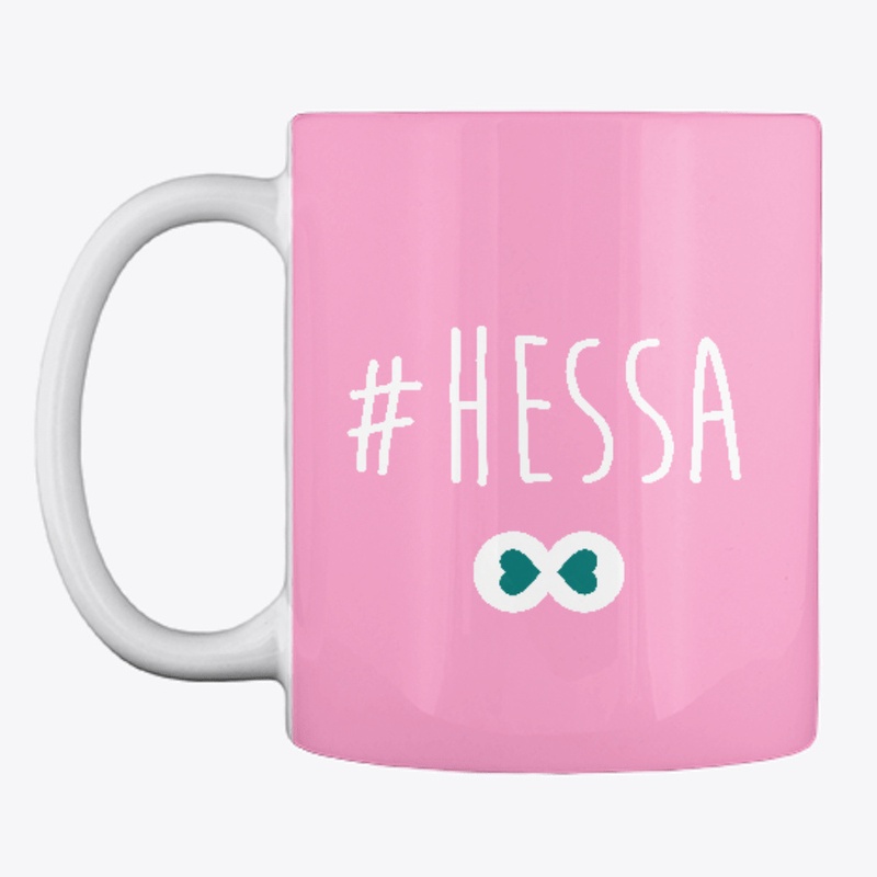 HESSA WHITE & PINK INFINITY