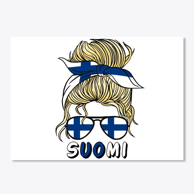  Suomi Finland Flag Girls Finnish Girl