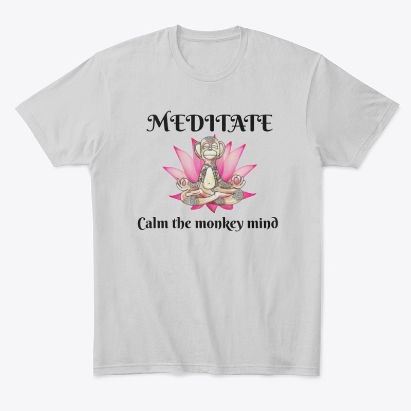 #Meditate calm the monkey mind