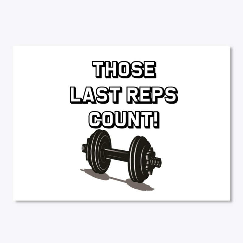 Last Reps Matter! All gym lovers know it