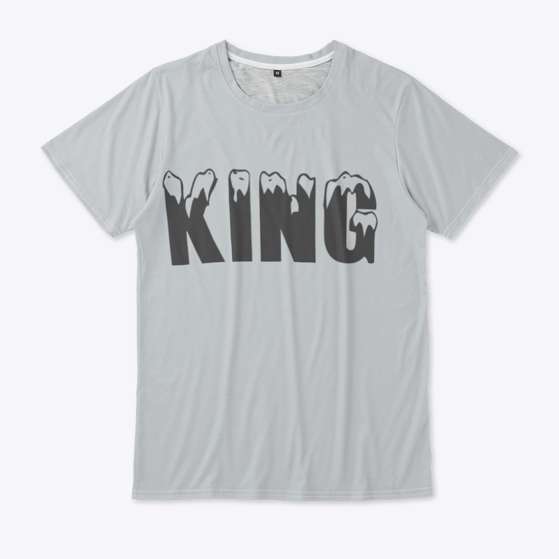 King T shirt|text t shirts|custom text 