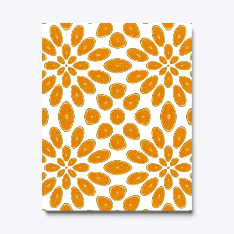 Orange Slices Pattern, Citrus Fruit