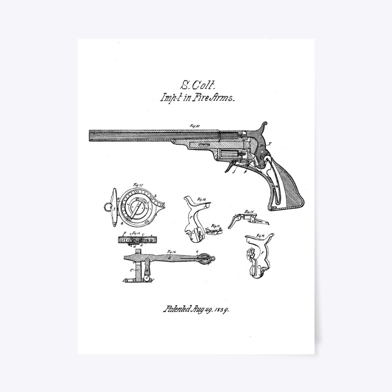 Gun Colt 1839 Light Colour