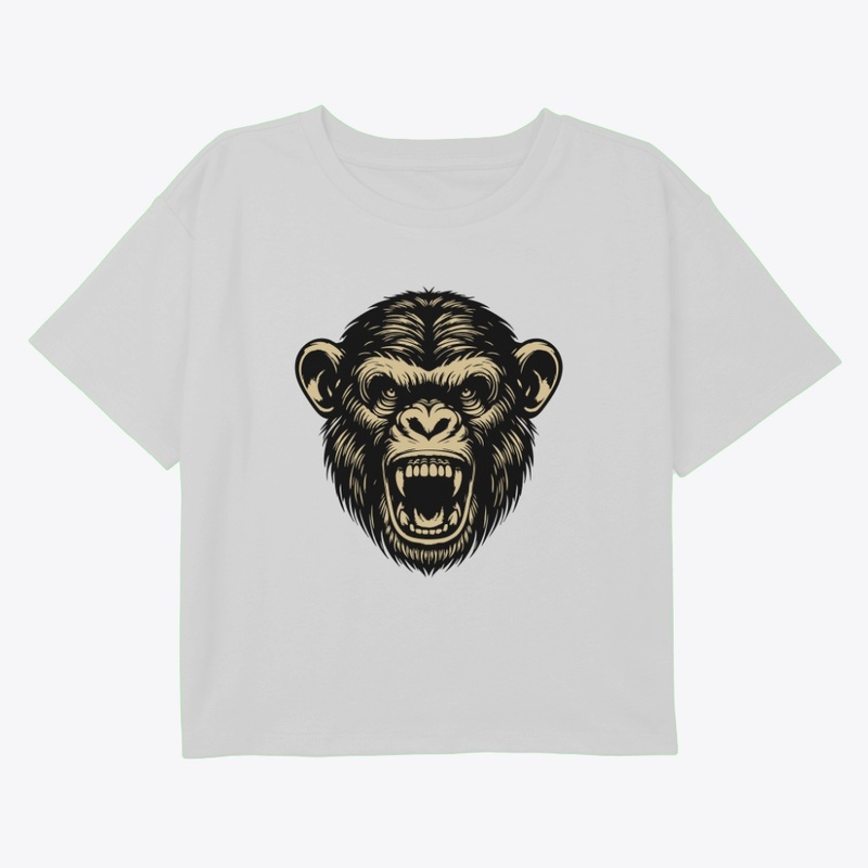 Fierce Angry Chimp Artwork