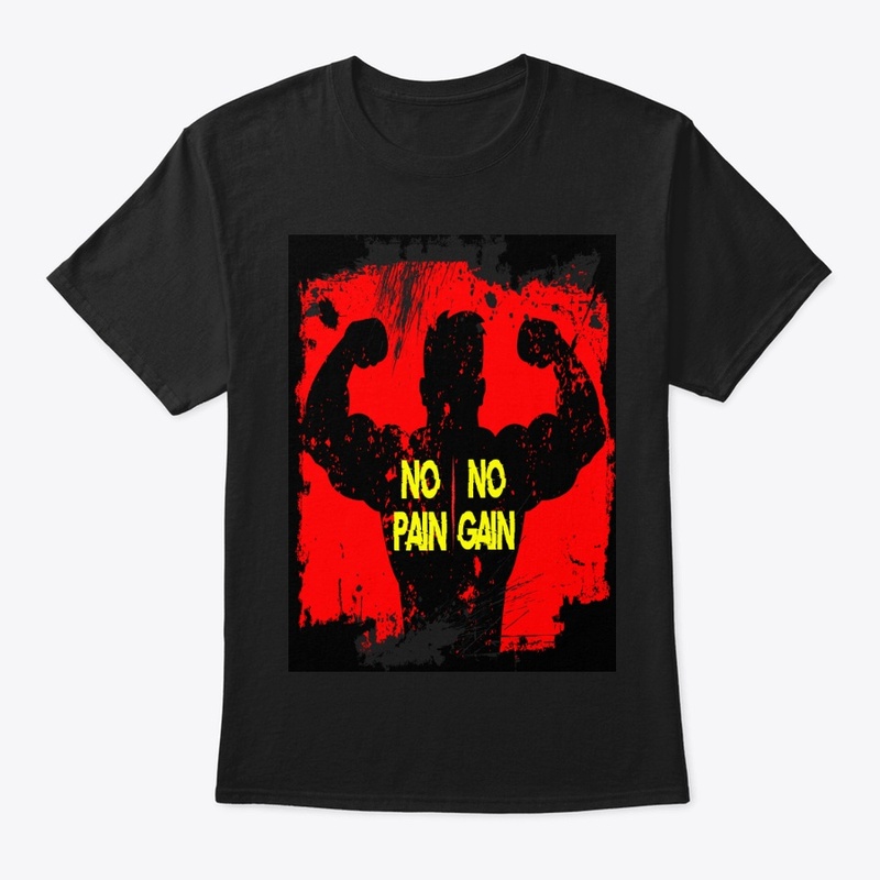 No Pain No Gain Fitness,Gym tshirt 