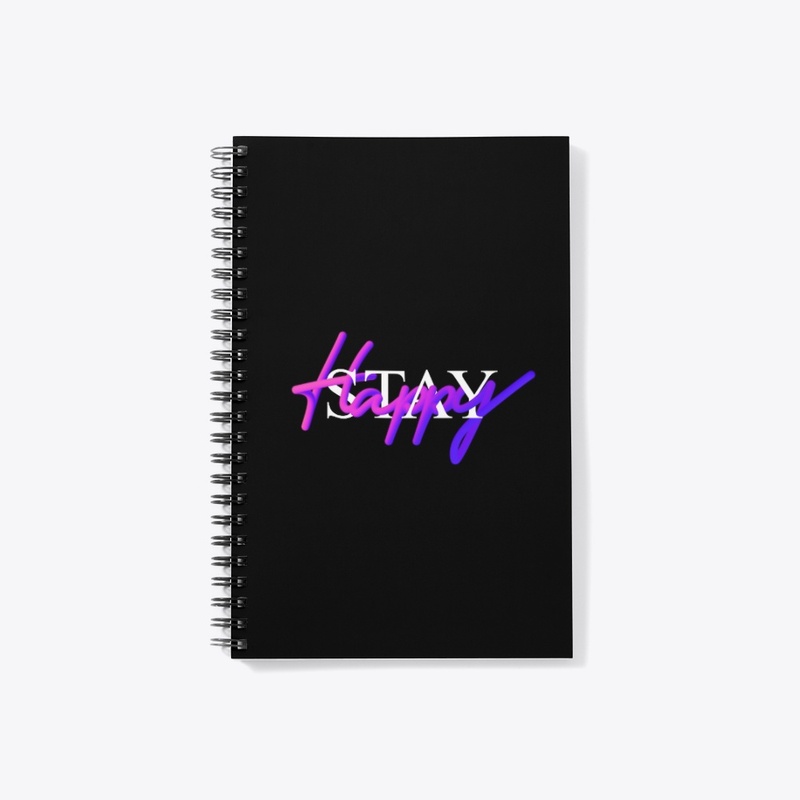 Stay Happy Typographic art