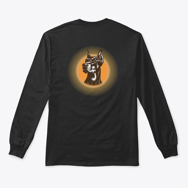 Sunset Doberman Head