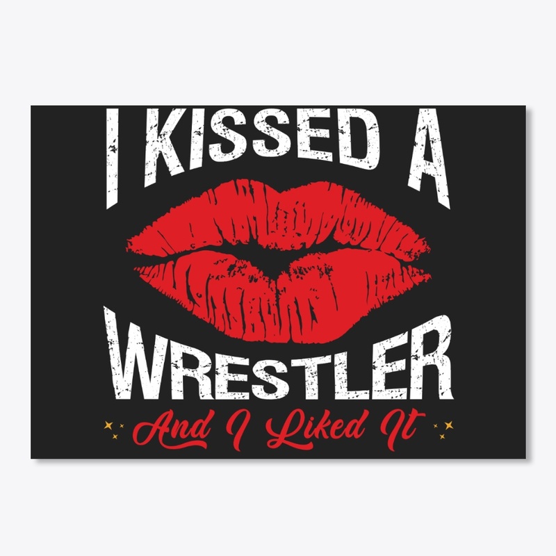 I Kissed A Wrestler Face Mask