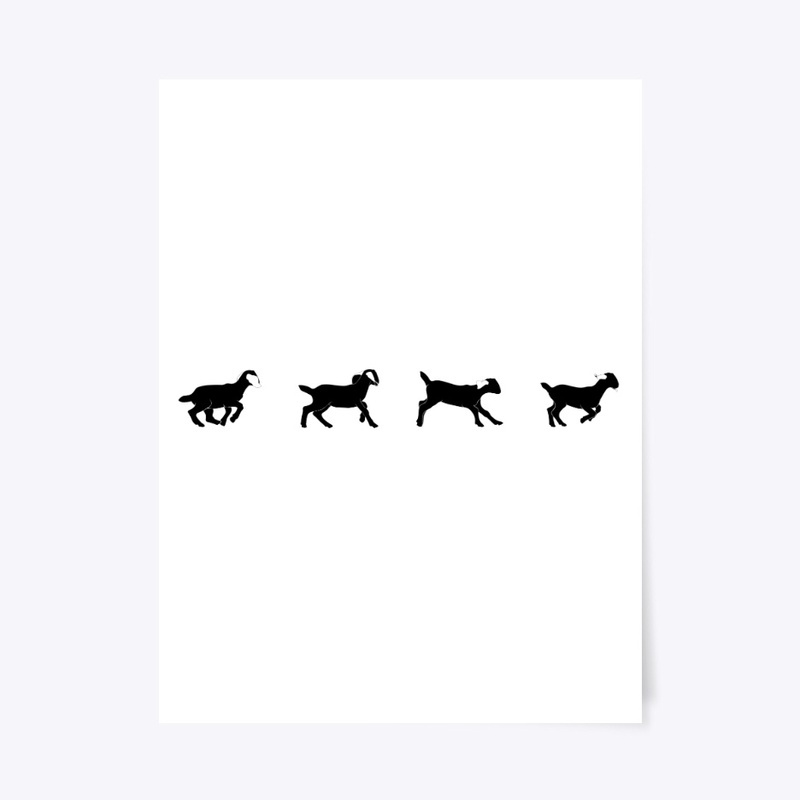 Baby Goats Running