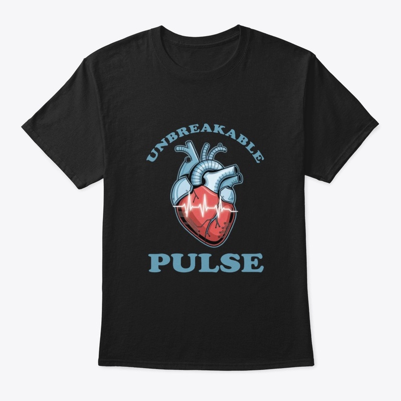 T-shirt design featuring a heart