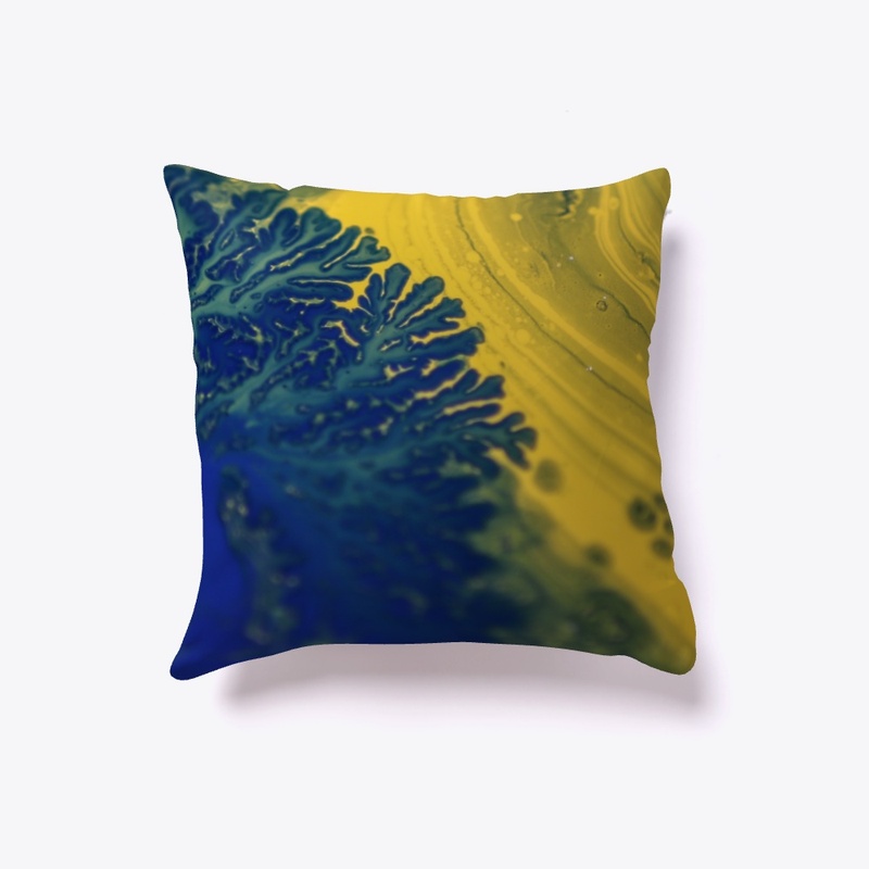 Abstract Reef Coral Tie-dye Design