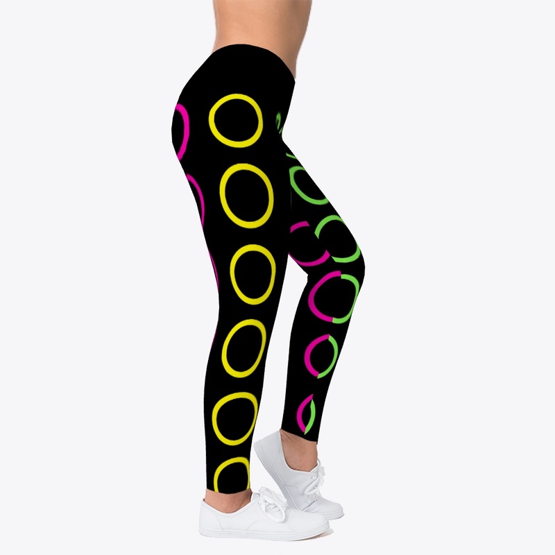 Multi Color Rings Leggings