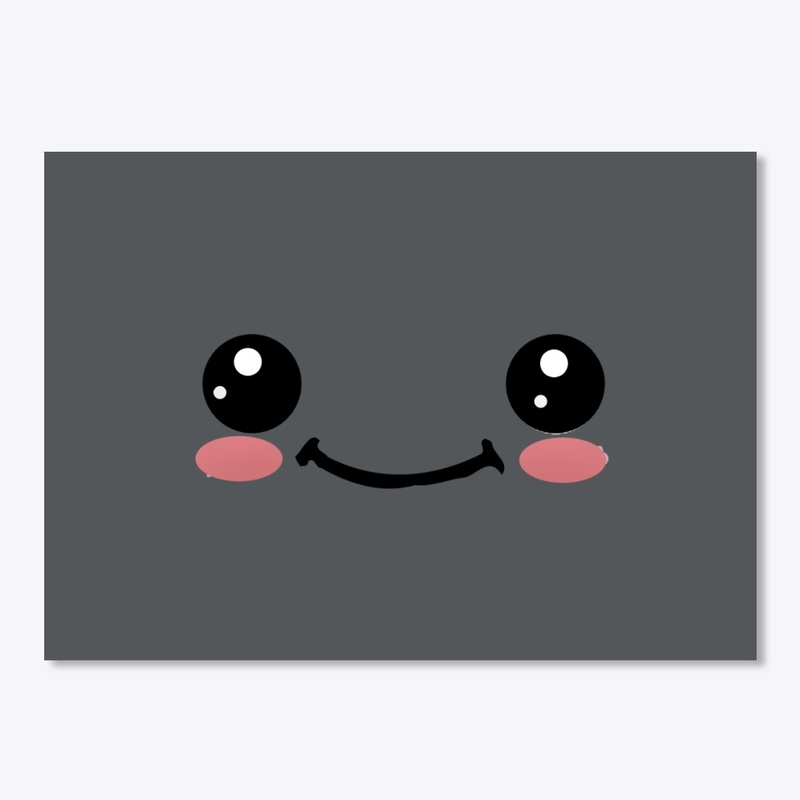 Kawaii japaneses anime faces: smile