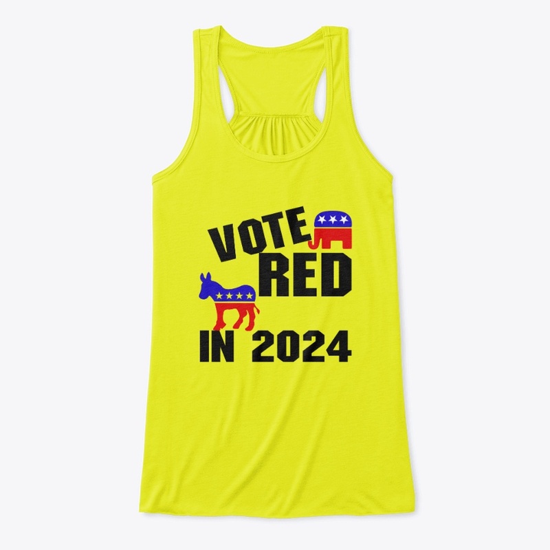 Brilliant Vote RED in 2024 Design