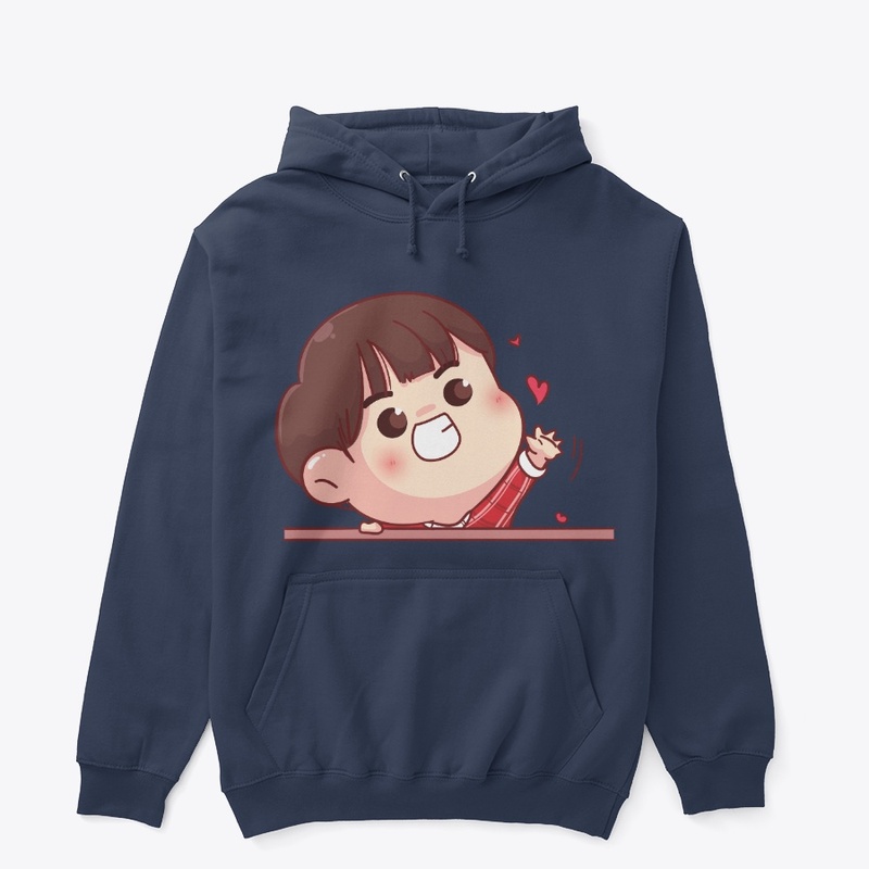 Cute Little Boy Love Men's Hoodie