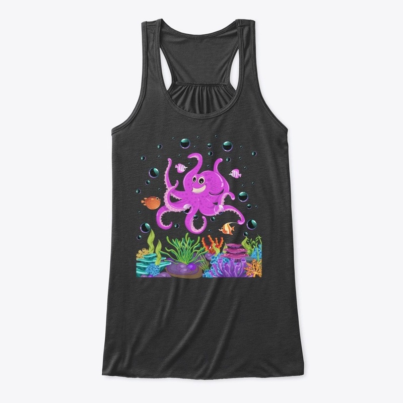 Cheerful octopus
