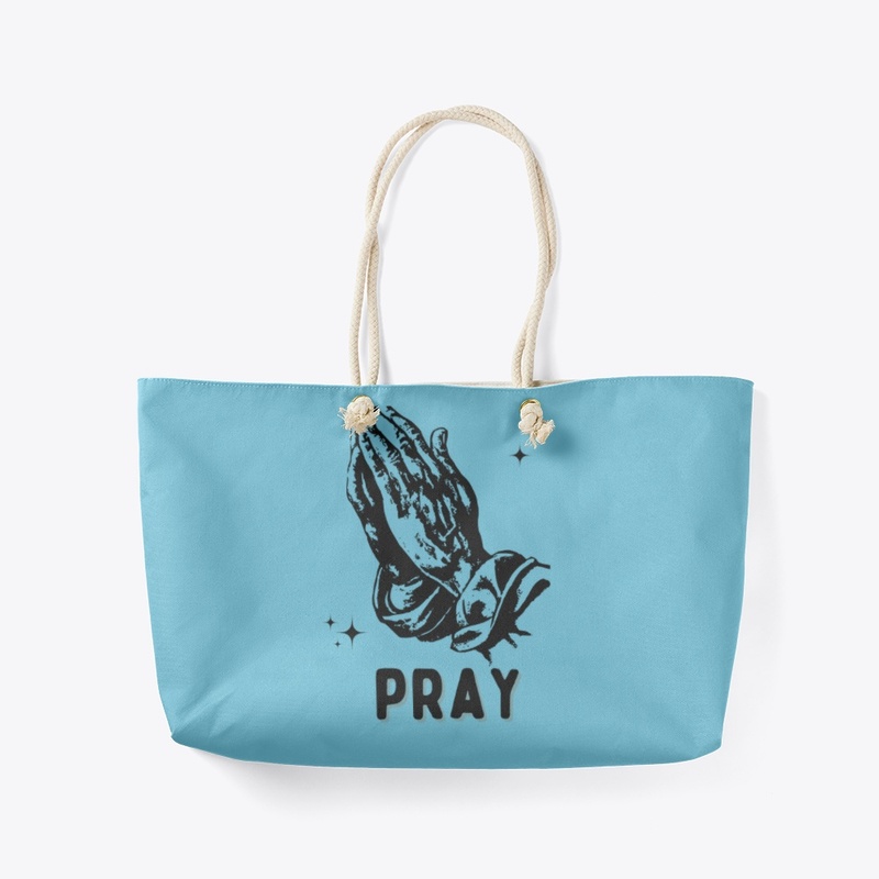 Pray Weekender Tote Bay