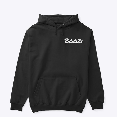 Black Boozi Black T-Shirt Front