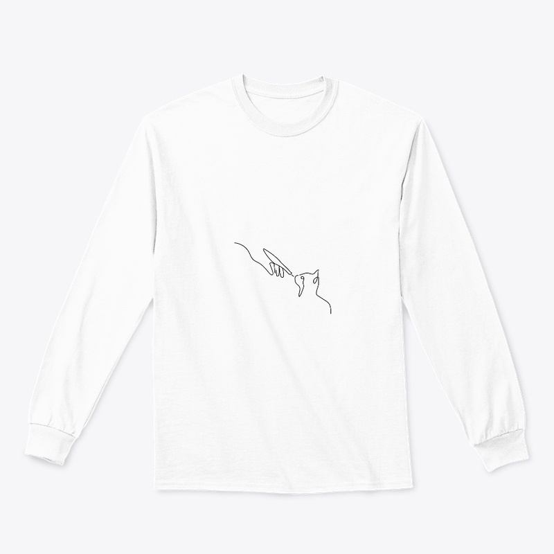 Cat mom line art t shirt