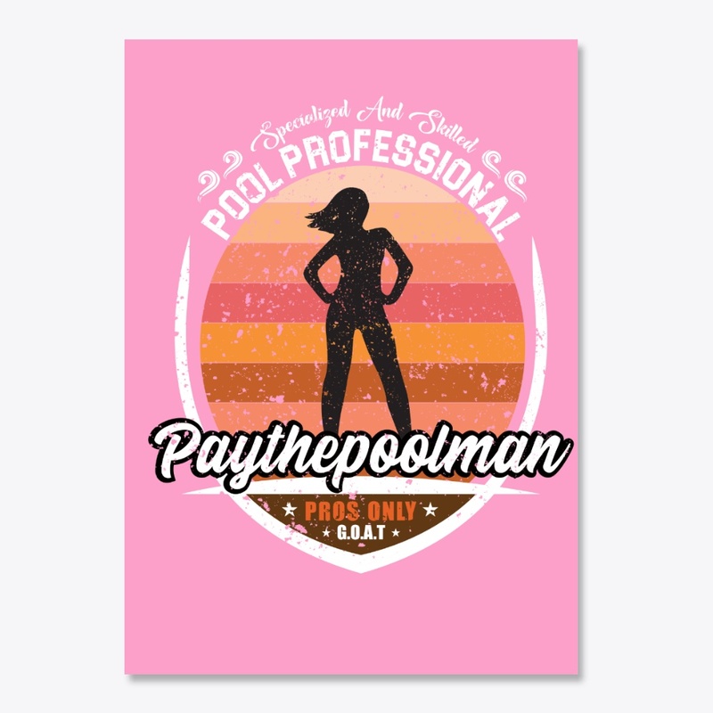2022 Paythepoolman Sticker Female
