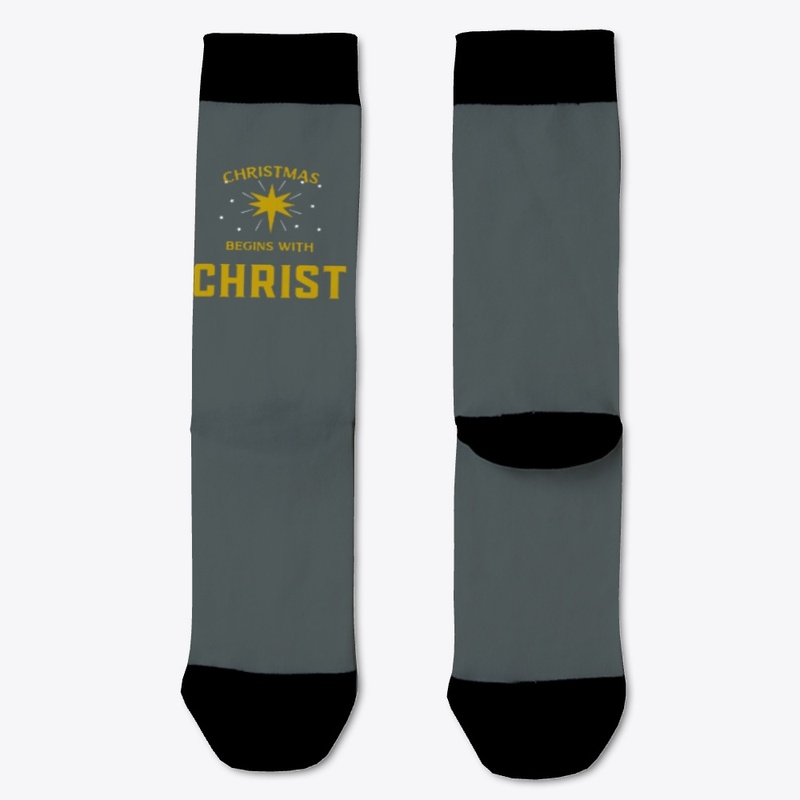 Christmas begins with Christ, star