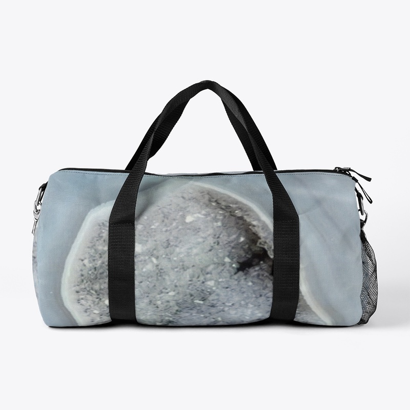 BOTSWANA AGATE WITH DRUZY CRYSTAL