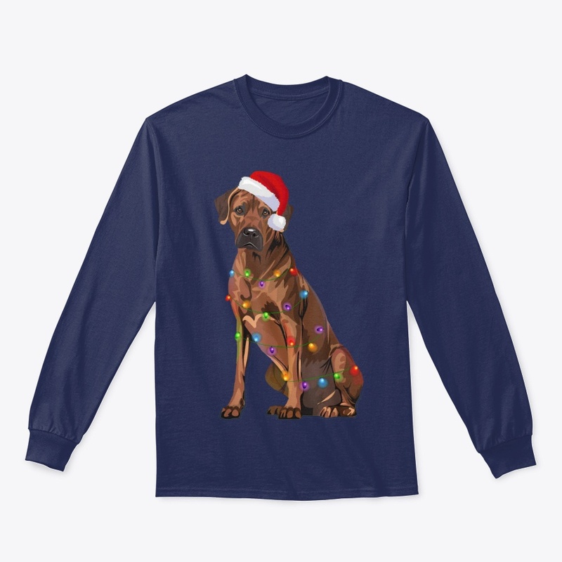 RHODESIAN RIDGEBACK CHRISTMAS T SHIRT